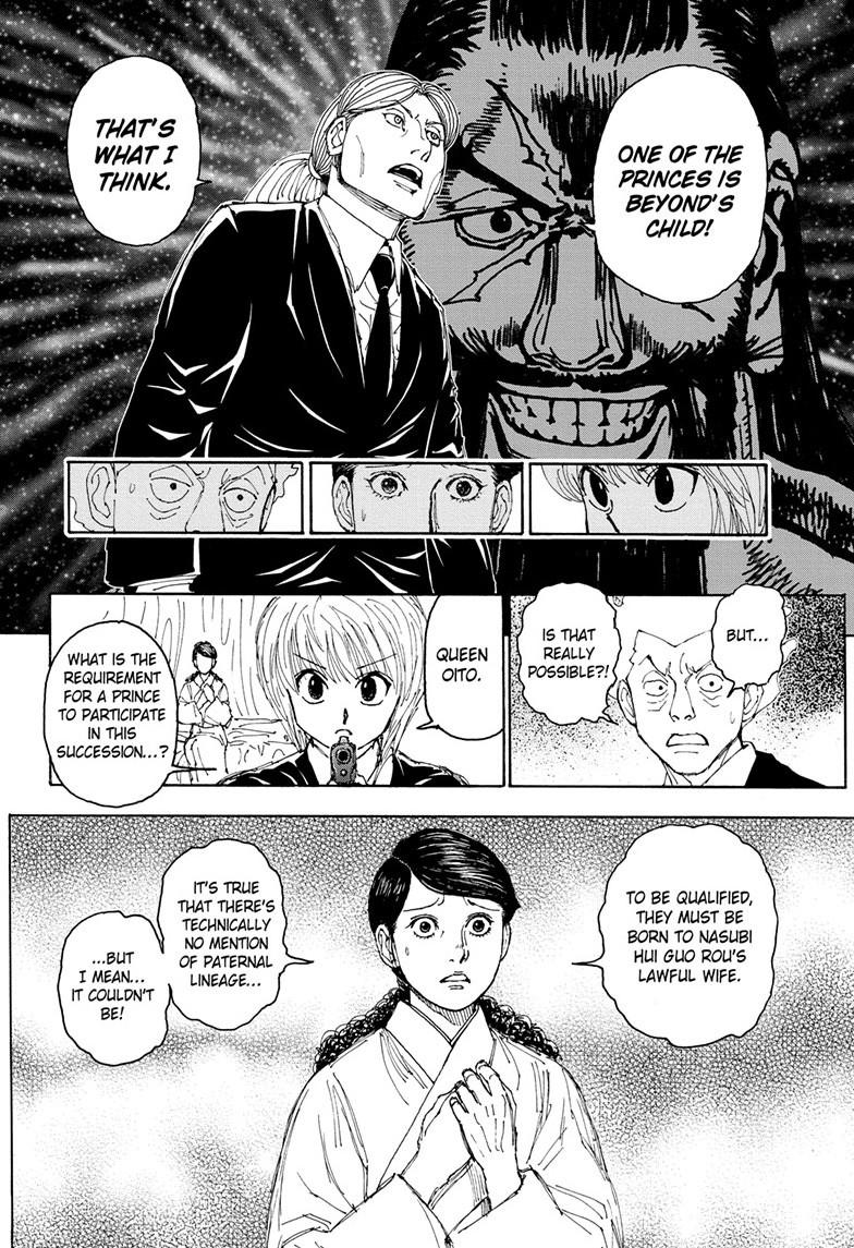 FormerSoulKing's tweet photo. WHAT EVEN IS THIS CHAPTER HOLY SHIT BEYOND IS AN ACTUAL DEMON 

I really wish I was caught up when this came out cuz wdym HxH comes back from hiatus and immediately sets the fandom on fucking fire https://t.co/UCG07Xg1DT