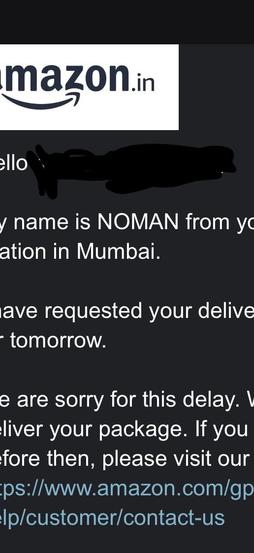 dystopic_ofc's tweet photo. @amazonIN How incompetent are you’ll that despite me complaining for 5 days straight and speaking to both your escalation team and delivery team that you’ll still can’t deliver my orders? https://t.co/RTKdoOGAWp