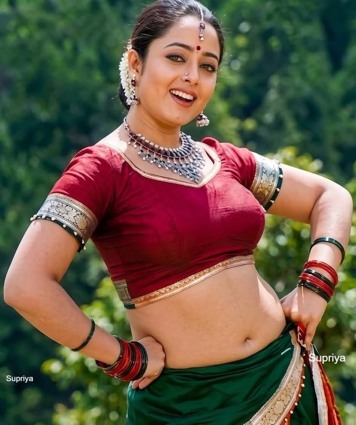 southmatinee2's tweet photo. South Indian Cinema turned the blouse &amp; skirt combo into the signature look of an iconic dance era. 🥵🔥

Thread 🧵 https://t.co/0aHz8iyFA4