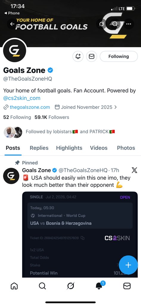 emmanuelsen9's tweet photo. @john322226 @TheGoalsZoneHQ Done following https://t.co/riALFM3Gvm