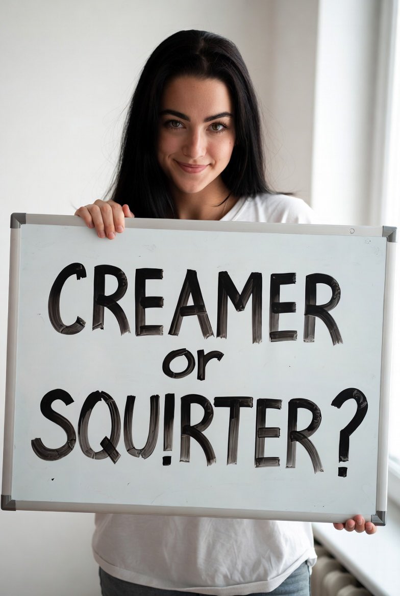 marryella1891's tweet photo. Squirt or cream https://t.co/SpNk6Xfkz9