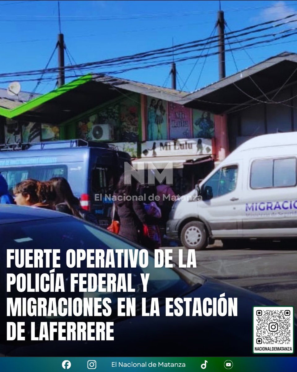NacionalMatanza's tweet photo. 🚔 IMPORTANTE DESPLIEGUE DE MIGRACIONES EN LA ESTACIÓN DE LAFERRERE

#lamatanza #mtz https://t.co/Rg3CZekAE4