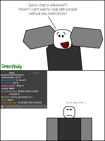 goobynoobington's tweet photo. the new #roblox update be like https://t.co/EMJKQotgMG