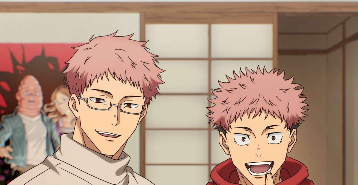 matzusaga's tweet photo. Yuji and His Papa Jin.
#jujutsukaisen #jjk #呪術廻戦 https://t.co/J2Er718rmK