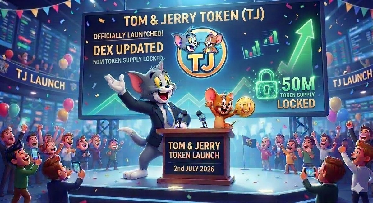 kia_rck's tweet photo. Tom & Jerry $TJ is one of the most recognizable entertainment franchises ever created. Since 1940, the iconic cat-and-mouse duo has captivated generations through rivalry, chaos, humor, and endless competition, becoming a piece of global culture that has stood the test of time.

Yet, despite its cultural significance, this narrative has never truly found its place on-chain.

$TJ is our interpretation of that story, a meme rooted in culture and driven by competition, creativity, and community participation.

@amiranwardhabi