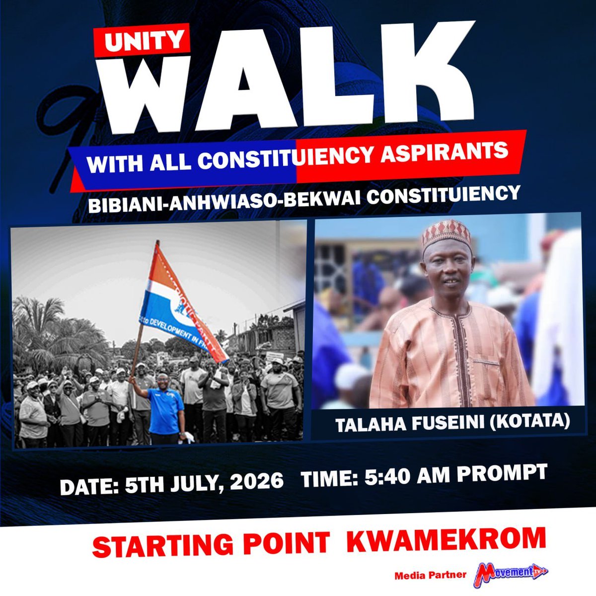 GamboJ's tweet photo. Confirmed

Talaha Fuseini (Kotata) is repping

#KwamekromUnityWalkNPP
#BibianiNPP https://t.co/YQGQb3LZoz