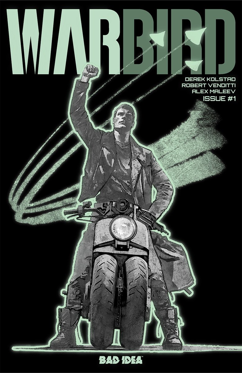 badideahello's tweet photo. Next Wednesday, DINGOLIATH #1, the launch of BAD IDEA's all-new monsterverse hits the stands.

And it's bringing with it the first in a line of brand-new, cutting-edge Glow-in-the-Dark covers!

But this isn't your typical, modern Glow-in-the-Dark. The kind that barely glimmer when you shut off the lights.

This actually GLOWS.

And it's the first in a line of Glow-in-the-Dark covers, marking our biggest books of the summer -- DINGOLIATH #1, BANANA NUMBER ONE #1, OLYMPUS SAGA: MEGALITH #0, and of course WARBIRD #1.

https://t.co/6SGdWNmQOH