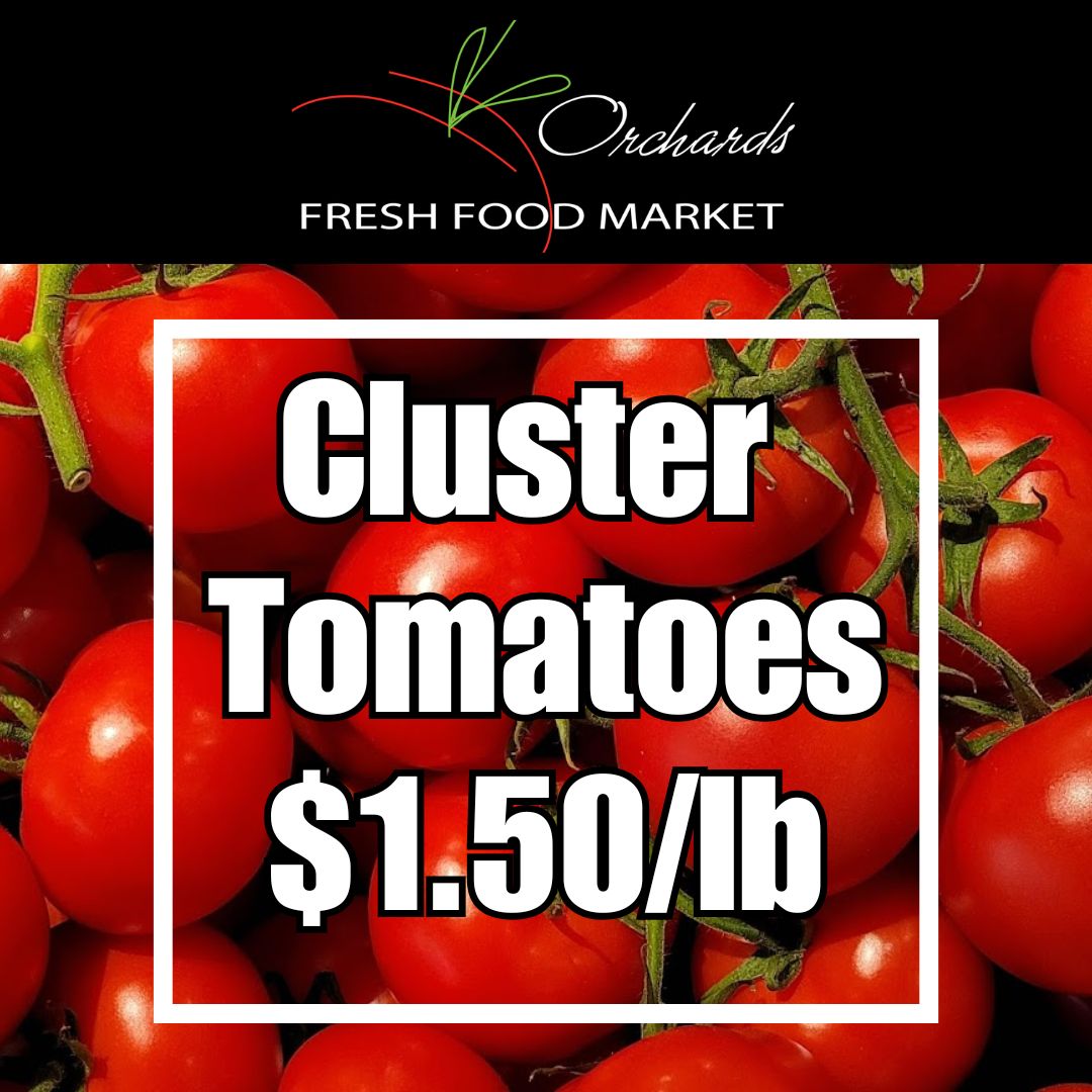 OrchardsFF's tweet photo. Produce Features! Until Monday July 6th, 2026 or While Supplies Last!
Strawberries $3.99 ea
Watermelon Slices $1.50/lb
Peaches & Cream Corn 99¢ each
Cluster Tomatoes $1.50/lb
Beefsteak Tomatoes $1.50/lb
#produce #Features #strawberry #watermelon #corncobs #tomatoes https://t.co/kkiYt6ZSjE