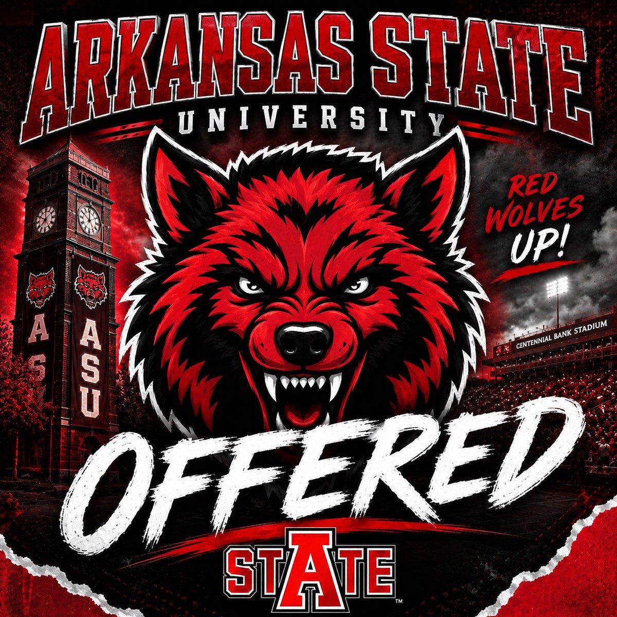 Tracej33's tweet photo. Another blessing. Another opportunity. Another reminder that consistency always leaves a trail. 

#AGTG #ArkansasState #RedWolves #Co2027 #Dend #dline #Recruiting #flhsfb #studentathlete #tfa  

@CoachJSmith_32 @NickWelshFB @Royals__FB @trenchmenAC @JeffConawayTFA @DanLaForestFB https://t.co/fTYmfzXt1s