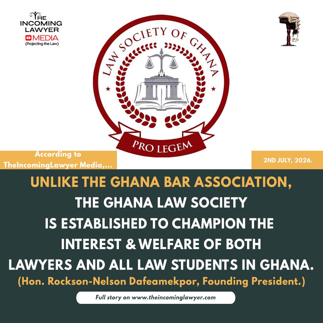 sylvanusbedzrah's tweet photo. 📌VideoStory:
UNLIKE THE GHANA BAR ASSOCIATION, THE GHANA LAW SOCIETY IS ESTABLISHED TO CHAMPION THE INTEREST &amp; WELFARE OF BOTH LAWYERS AND ALL LAW STUDENTS IN GHANA.
(Hon. Rockson-Nelson Dafeamekpor, Founding President.)

(Video available in the next post) https://t.co/1X75tXlnfD