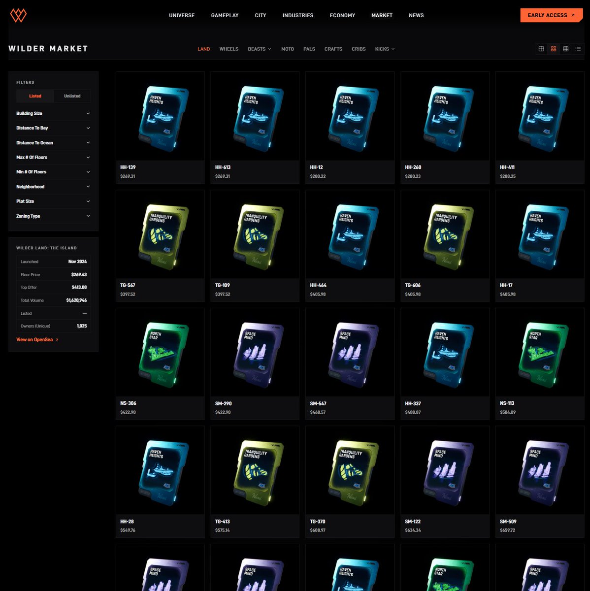 real_n3o's tweet photo. New Wilder World marketplace is live. https://t.co/S8W9DJxhnI
