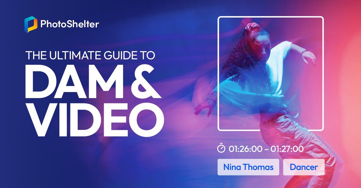 photoshelter's tweet photo. You're creating more video than ever.

Can your team actually find the moments you need later?

Our new Ultimate Guide to DAM &amp; Video covers the tools brands use to organize, search, and share video faster.

Get the guide: https://t.co/tcPPDSIbRE https://t.co/XLjpfCdhZ0