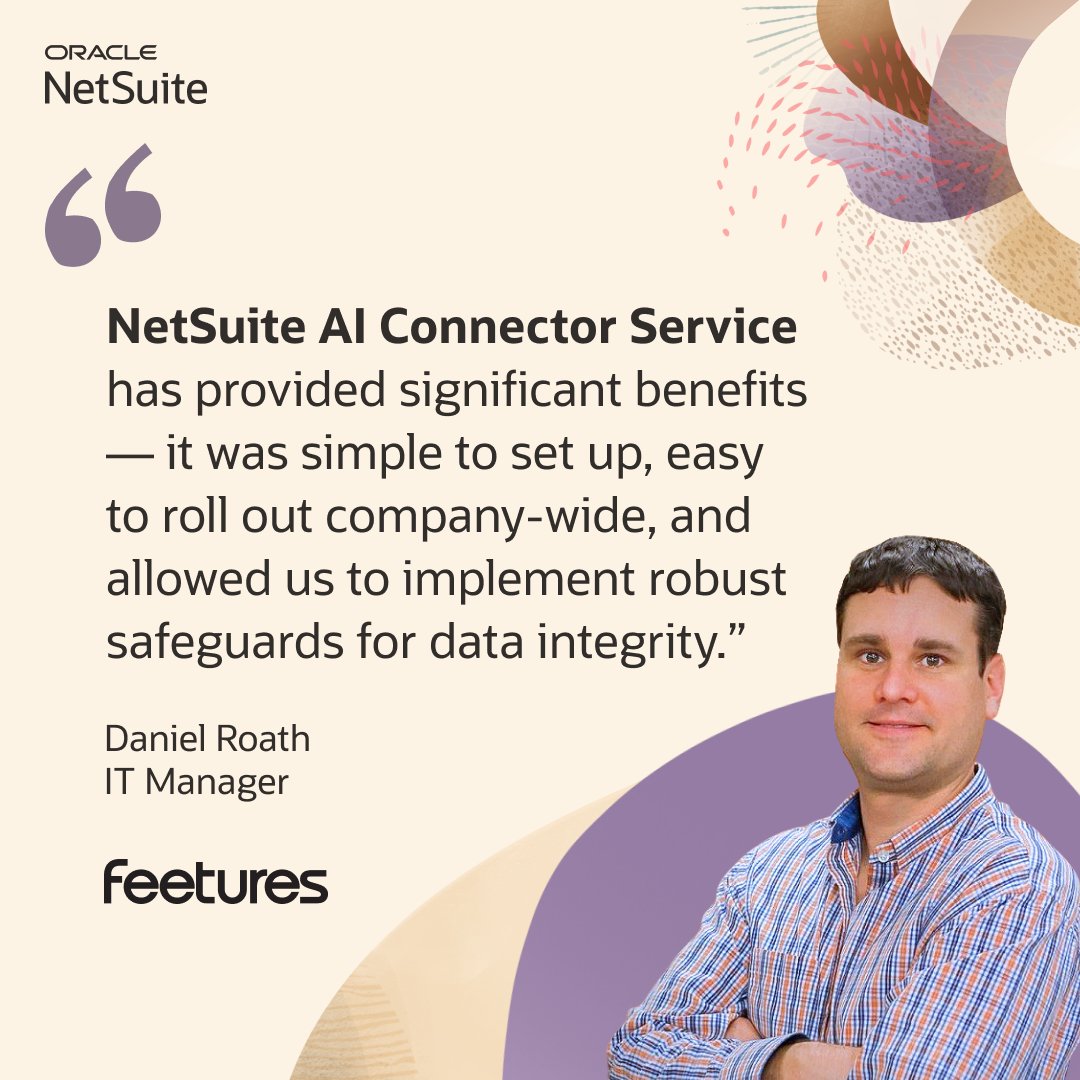 channi43's tweet photo. Flexibility meets control. That’s #AI your way with @NetSuite AI Connector Service. https://t.co/g31a1w2UkT https://t.co/WREZMqAju5