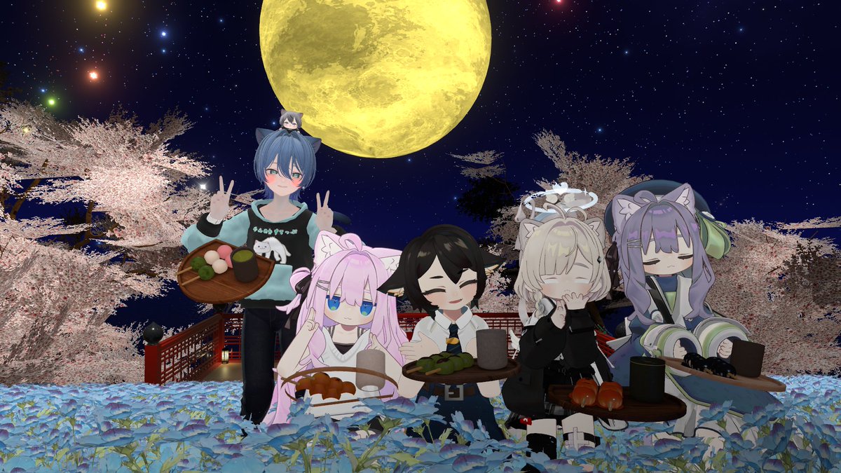 ai4096's tweet photo. はぎかぜさんのホームワールドに行っておしゃべりしてた。こんな素敵なワールド作れるのって凄い！ https://t.co/onJt20qUIm