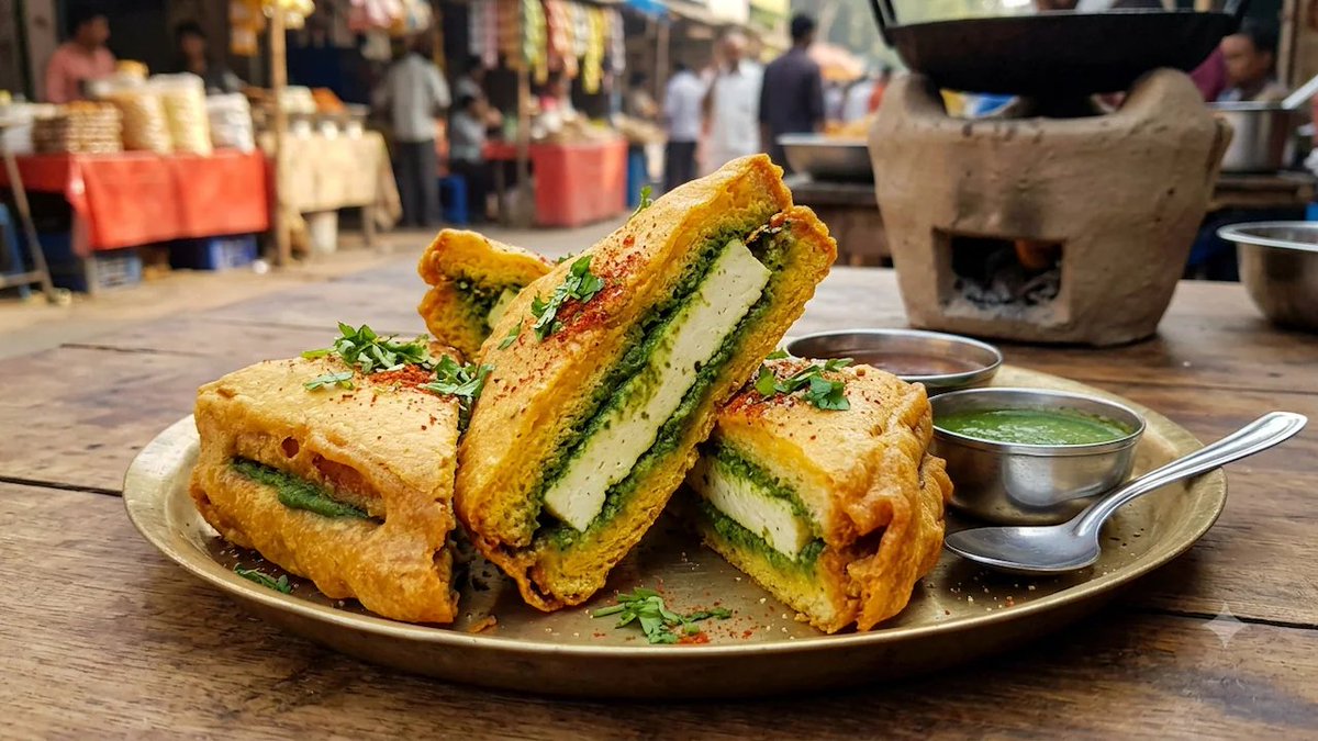 NDTVFood's tweet photo. Enjoy The Rains With This Crispy Chutney Paneer Bread Pakoda
https://t.co/d3o9FQT1hz
#chutney #paneer #breadpakoda https://t.co/zRIlSjdLiI