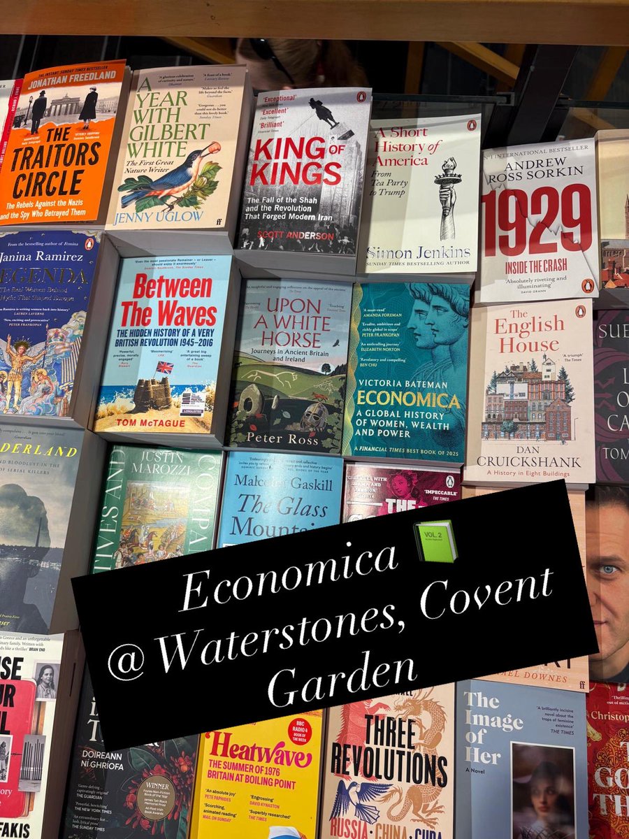 vnbateman's tweet photo. #Economica 📗 - spotted @WaterstonesCovG today for publication day 🎉🎉🎉 https://t.co/sVa3GVyb0A