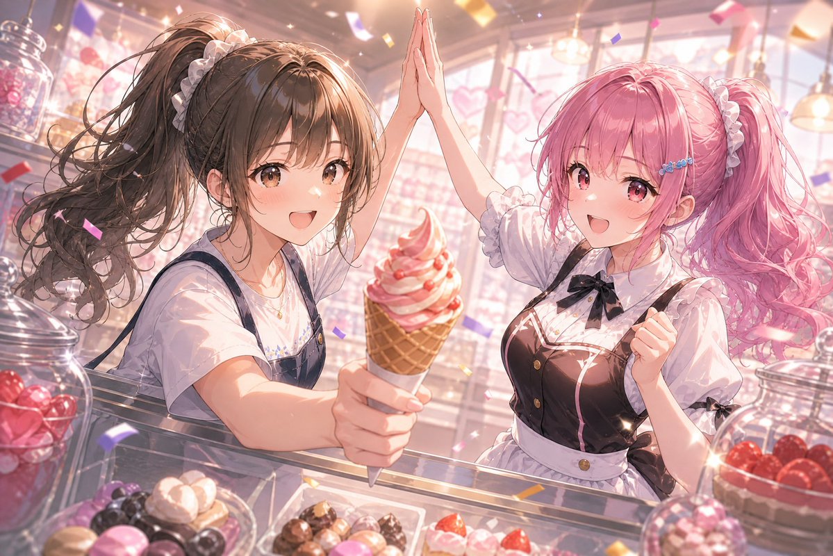 hyou_chan_aki's tweet photo. #豹イベ 🐆✨️ #SweetMagic 🍦 https://t.co/Vn89KdWr9j