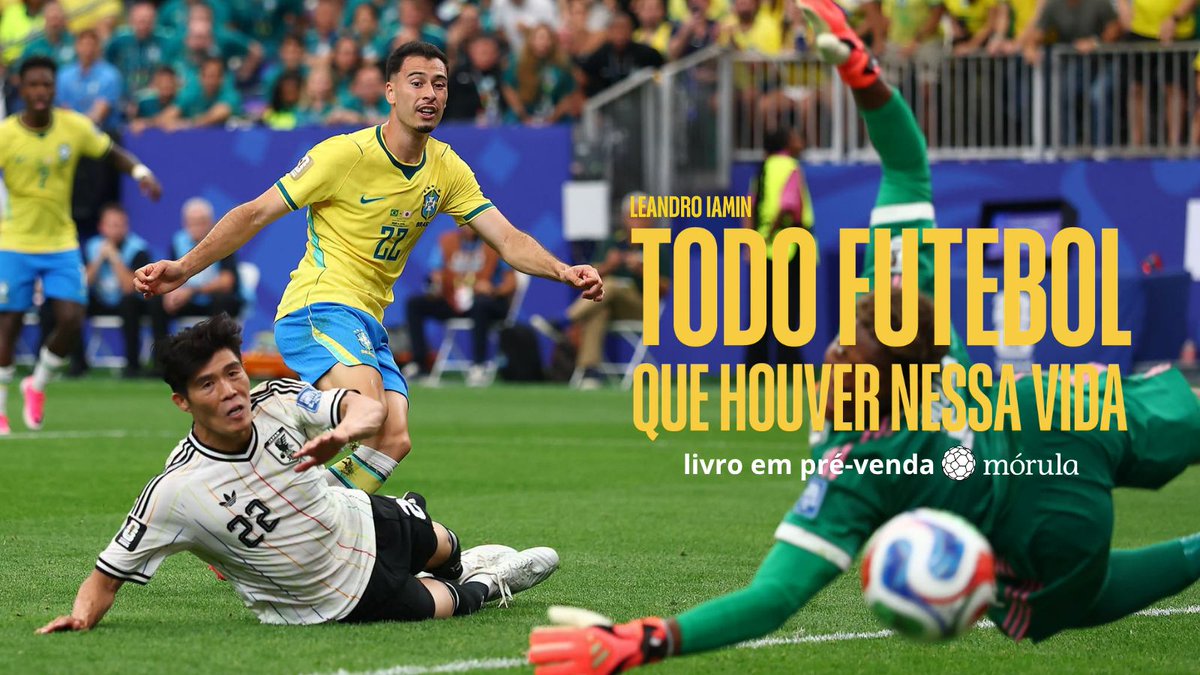 leandroiamin's tweet photo. 📚🌎 Passando pra relembrar: estou vendendo o meu livro. 

Todo dia escrevo um pouco, todo jogo anoto pensatas, e ao fim do mundial será montado meu livro de crônicas que contará esta Copa passeando também pelas outras edições e pelas lembranças de uma vida futeboleira. 

O livro será publicado pela @MorulaEditorial, e é o desfecho do Mundial que nos dirá um tanto da ordem das palavras e dos capítulos. O livro está em pré-venda no site da Mórula, e o link está na postagem abaixo desta. 

Eu te convido. Terei muito prazer de frequentar a sua estante e te fazer companhia.
