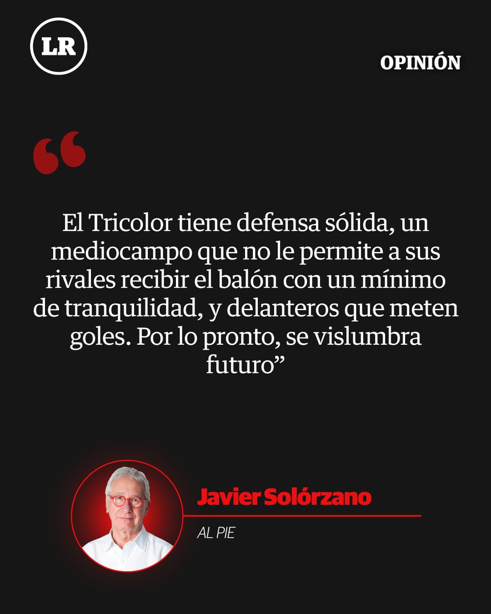 LaRazon_mx's tweet photo. #AlPie | Lo que es un hecho, es que dadas las condiciones bajo las cuales ha estado jugando la selección, de la mano de una evolución virtuosa, los ingleses no están tan lejos, más bien están en la mira.
Escribe @JavierSolorzano ✍️
https://t.co/IlL4wA9bFI https://t.co/Phgk3fgxE0