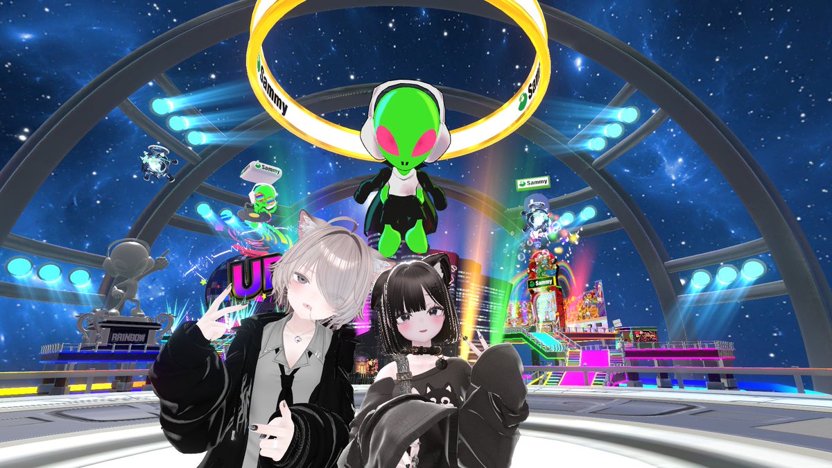 ruru9oox's tweet photo. サミーワールド、ホラワ、綺麗なチルワ！と、女の子に手を出すと噂の(？)するさん https://t.co/4cVxmuQer1