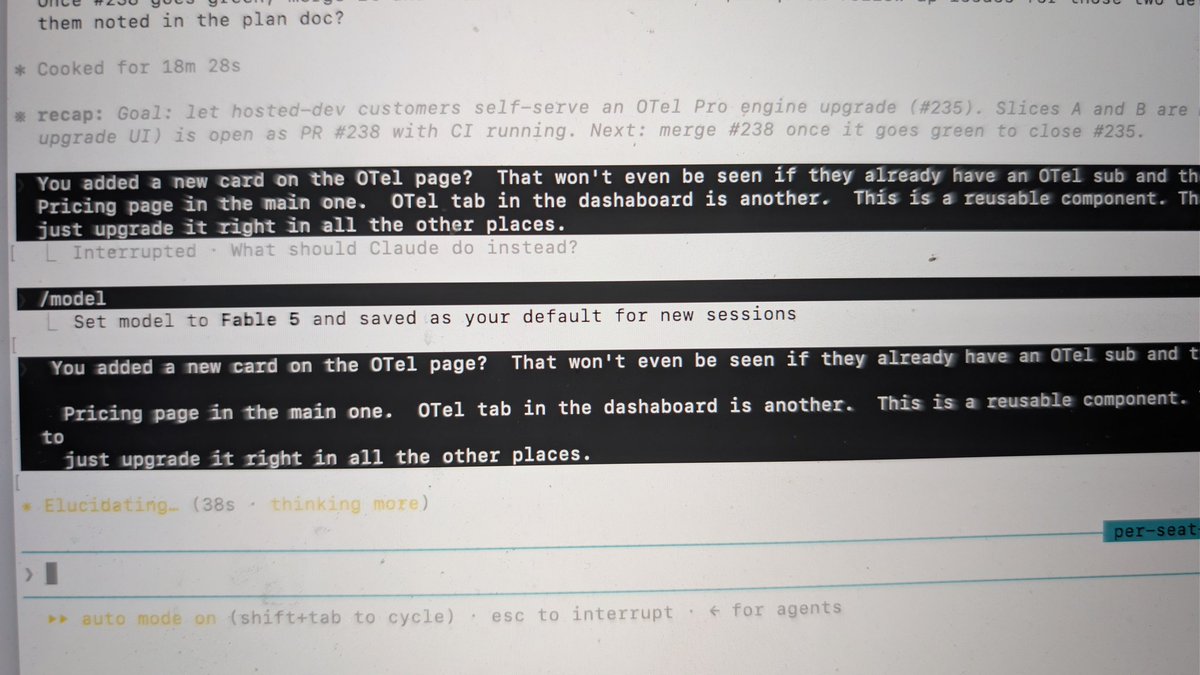 MindfulSoftware's tweet photo. @CFDevelop Arrg.. let me correct myself: it silently switches from Fable to Opus. So now we have to play a game of " how stupid are you now?" 

BTW, this is for https://t.co/yZPEmM3Wj2 - check it out! Free Private Pub and standard observ6for Flutter and Dart. https://t.co/99yaO6vV1V