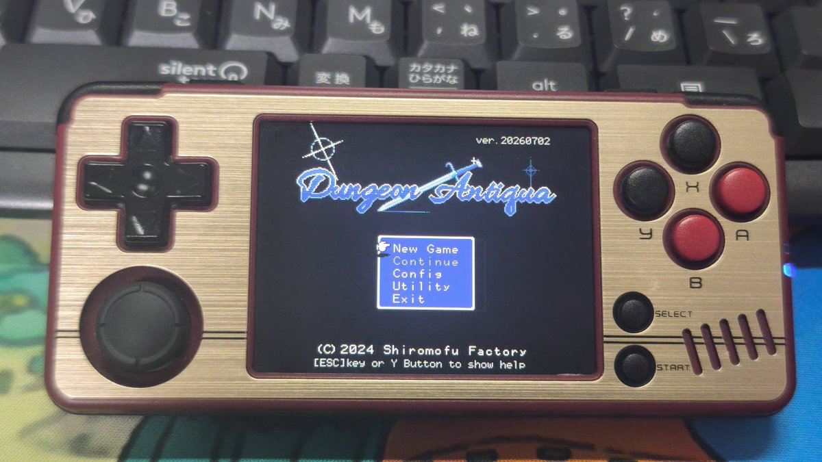 OD_Master_0077's tweet photo. plumOS A30でfinardry、ダンティカ1、2の起動確認。
まぁダンティカ2はH700機でもちょっと重めだったからどのくらい遊べるかはまだ未確認だけど。
そういえばPyxelのディレクトリに入るまで毎回結構時間かかるけどこれは仕様かな?🤔
#plumOS #finardry #DungeonAntiqua #ダンティカ https://t.co/uqKE56VanJ
