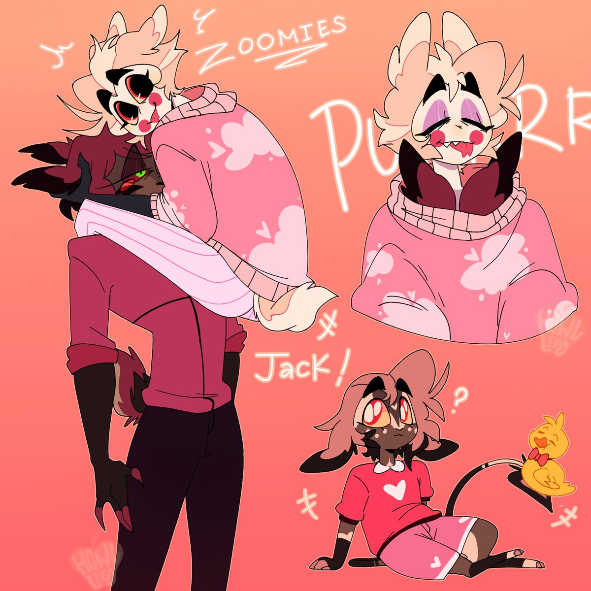 howllied's tweet photo. Back at it once more with doecifer and RA baby

#radioapple #appleradio #hazbinhotel https://t.co/2nfrHzNL7k