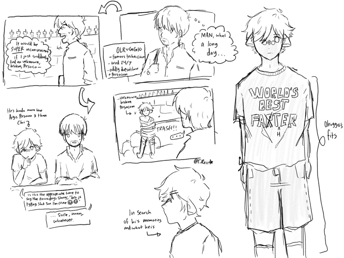 T_Reii165's tweet photo. This quick Chobits x #orufrey au I doodled ok https://t.co/v4dMm6bns2