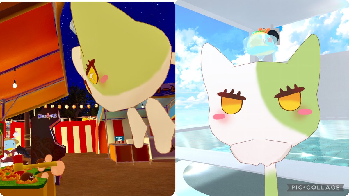 本日のぶいちゃ〜🐇🎀✨みんなで夏祭り🌟金魚すくい面白かった😆✨スー