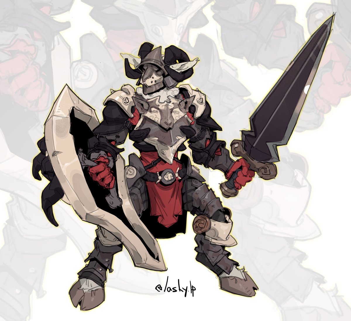 Lashyarts's tweet photo. sheep beastfolk commission https://t.co/hBWmEnfhMH