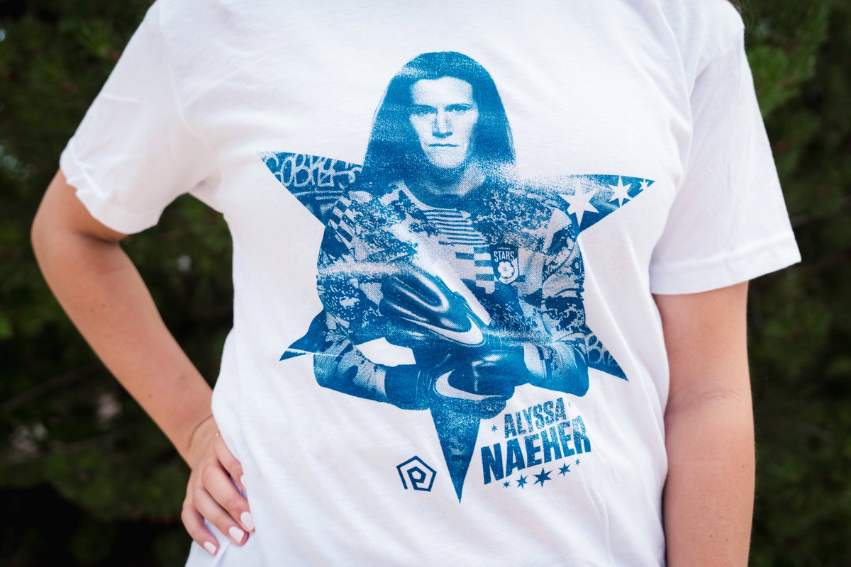 theChicagoStars's tweet photo. Rep the 🐐

This exclusive Alyssa Naeher tee will be available at this Sunday’s match!

Grab your tickets now &amp; be there to snag yours 🎟️: https://t.co/rc6oXVn9Dj https://t.co/VM1ezl3obx