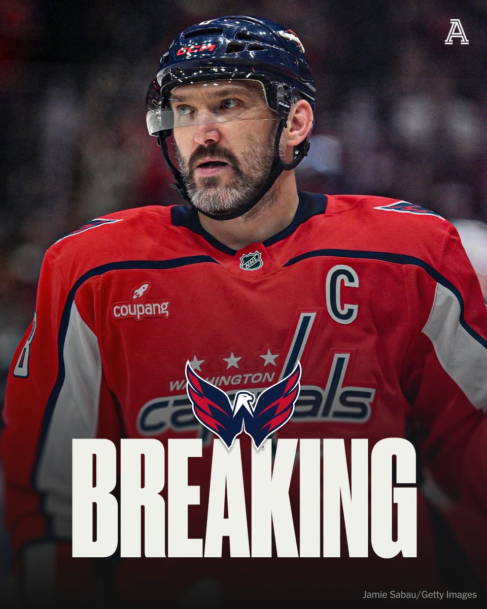 TheAthletic's tweet photo. No. 8 isn't done yet 🐐

At nearly 41 years old, Alex Ovechkin has signed a one-year contract with the Washington Capitals worth $4.25 million to play his 22nd NHL season, the team announced.

Details:
https://t.co/kaoo5Z9rIZ https://t.co/A2lLWxDwbt