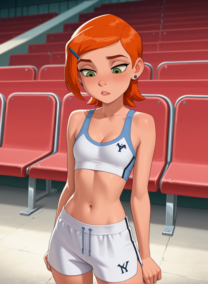 DisneyAi83227's tweet photo. Gwen - Yankees fan https://t.co/llzN7pihMP
