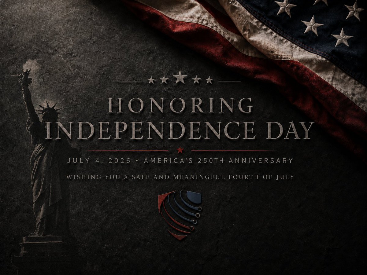NxtGenSecurity_'s tweet photo. Today, NxtGen Security proudly celebrates Independence Day and America’s 250th anniversary.

We honor the generations whose service and sacrifice helped shape and strengthen our nation.

Wishing our team, clients, partners, and communities a safe and happy Fourth of July. 🇺🇸 https://t.co/ADF7VeR4jj