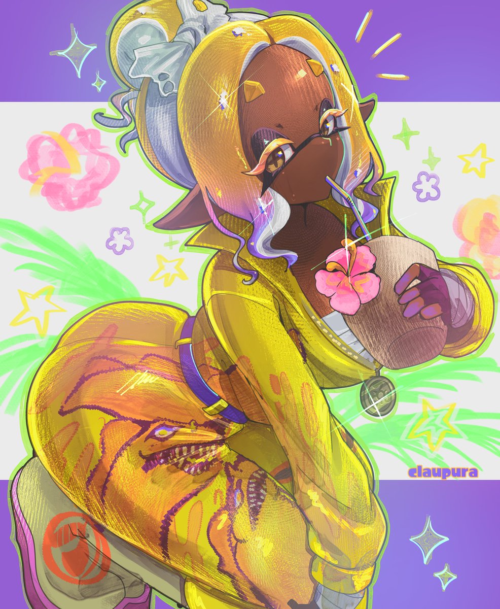 claupura's tweet photo. 🥥🌺 #スプラトゥーンレイダース #SplatoonRaiders https://t.co/zOAy4vHBl5