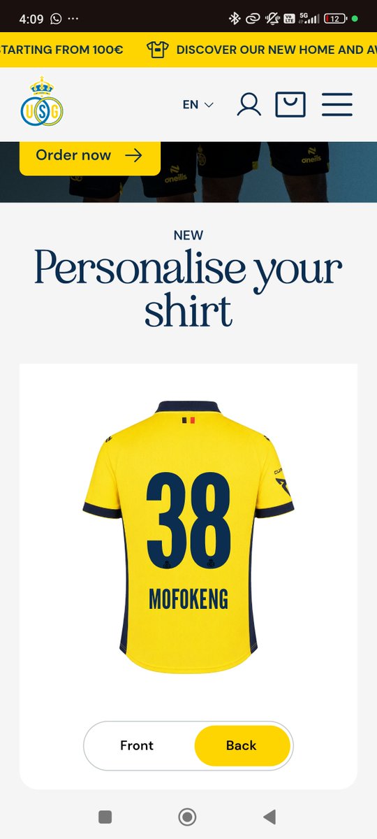 MndeniZola's tweet photo. @UnionStGilloise Please assist. I am trying to purchase the T-shirt But your dropdown doesn’t have South Africa https://t.co/EuRL73XL5Q