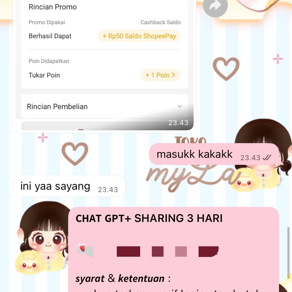 keranjazng's tweet photo. 2 july ’26 ——— ☆ #myLatrusted
⠀⠀
⠀› __ 🍏 chatgpt+ shar 3d
⠀⠀⠀⠀🐣 FAST RESP╭╯
⠀⠀⠀⠀◌ sung wassaf 📞 
⠀⠀
📨 wassaf : https://t.co/xu4xa7bDYo 
🍀 testi : https://t.co/dWq8gggLfS ⠀⠀ https://t.co/SqB4wp1SJu