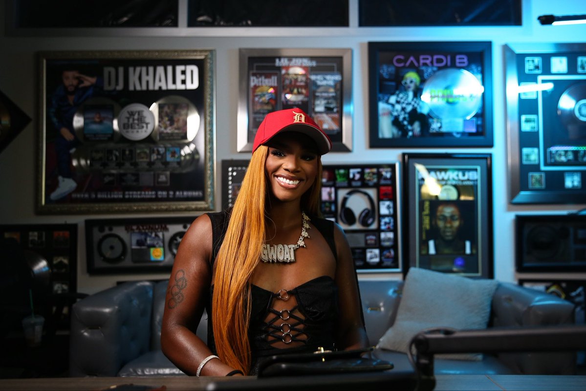 Claressashields's tweet photo. ATL y'all made this press run special. ❤️🎤 Every interview, every conversation, every stop reminded me why this city was the right place for history.

Can’t wait to feel the energy on Aug. 15 at State Farm Arena, because we’re about to TURN UP. Ladies, dress code is Nude & Diamonds/Bedazzle 💎

This is the summers hottest event🥊👑
Get your tickets NOW. Let's make history together. #GWOAT #ShieldsvsScott #ClaressaShields https://t.co/vlFrq7MNDO