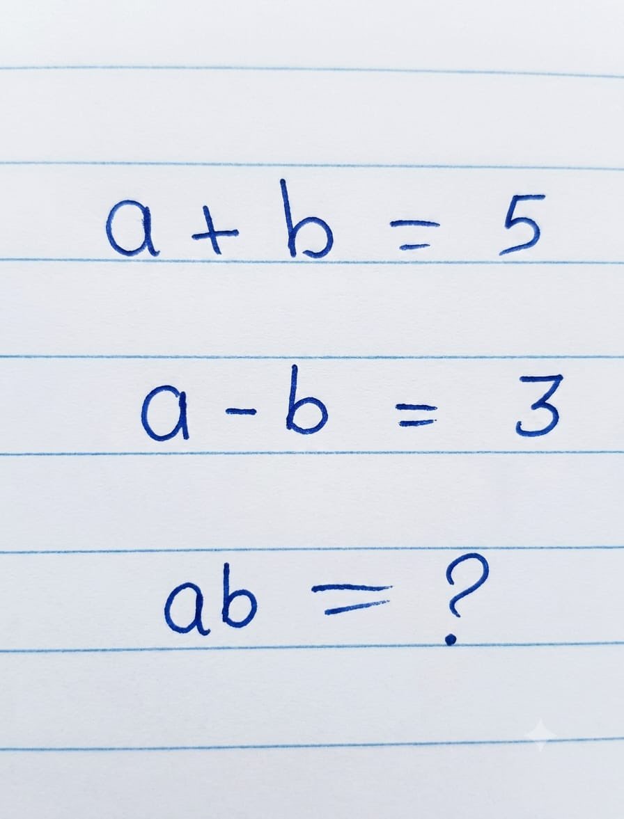 baharkarakrt's tweet photo. Bunu çözebilirsen  IQ seviyen ortalamanın üstündedir.

ab kaçtır? https://t.co/qTI88CL7IG