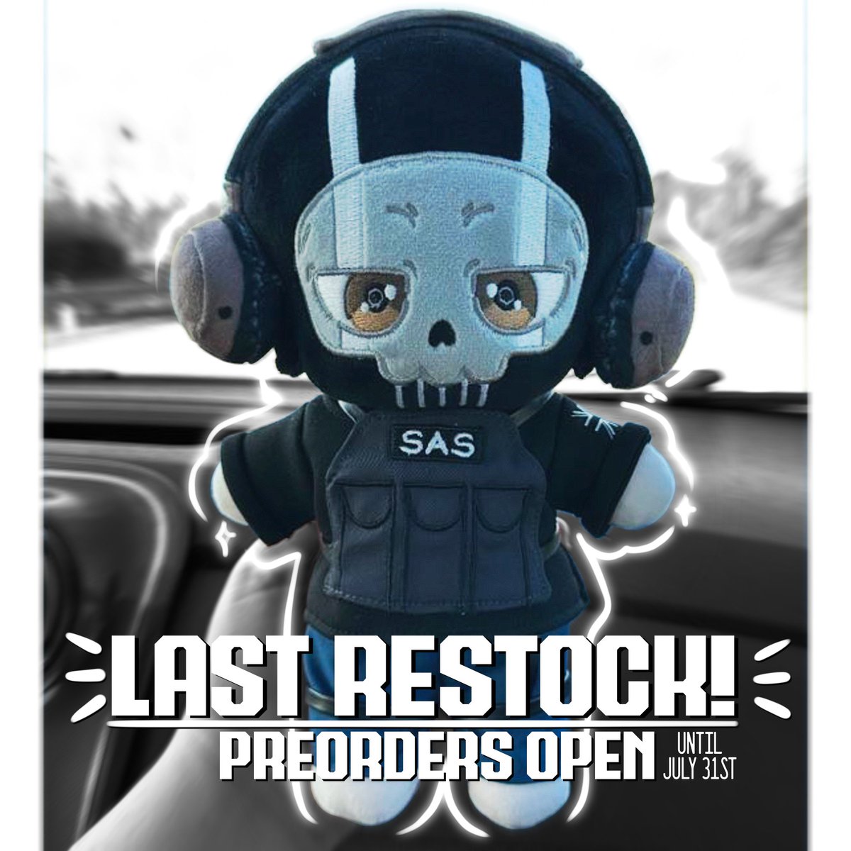 fukomii_'s tweet photo. ⚠️This will be the last restock of Ghost plushies — after this batch of pre-orders, plushies will no longer be available on my shop and leftovers will be only be sold at conventions.

International shipping available!

https://t.co/VV2xH41yvU

#ghostcod #codghost #simonghostriley https://t.co/HwHJWRn5Mv
