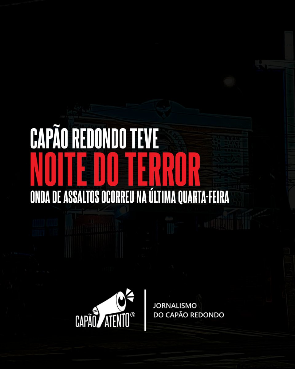 CapaoAtento's tweet photo. Moradores de diferentes bairros do Capão Redondo relataram uma sequência de assaltos ocorridos na noite da última quarta-feira (1º) por dupla de assaltantes em motocicletas. As ocorrências apresentam características semelhantes e ampliaram a sensação de insegurança na região. https://t.co/MnVpiLYZnz