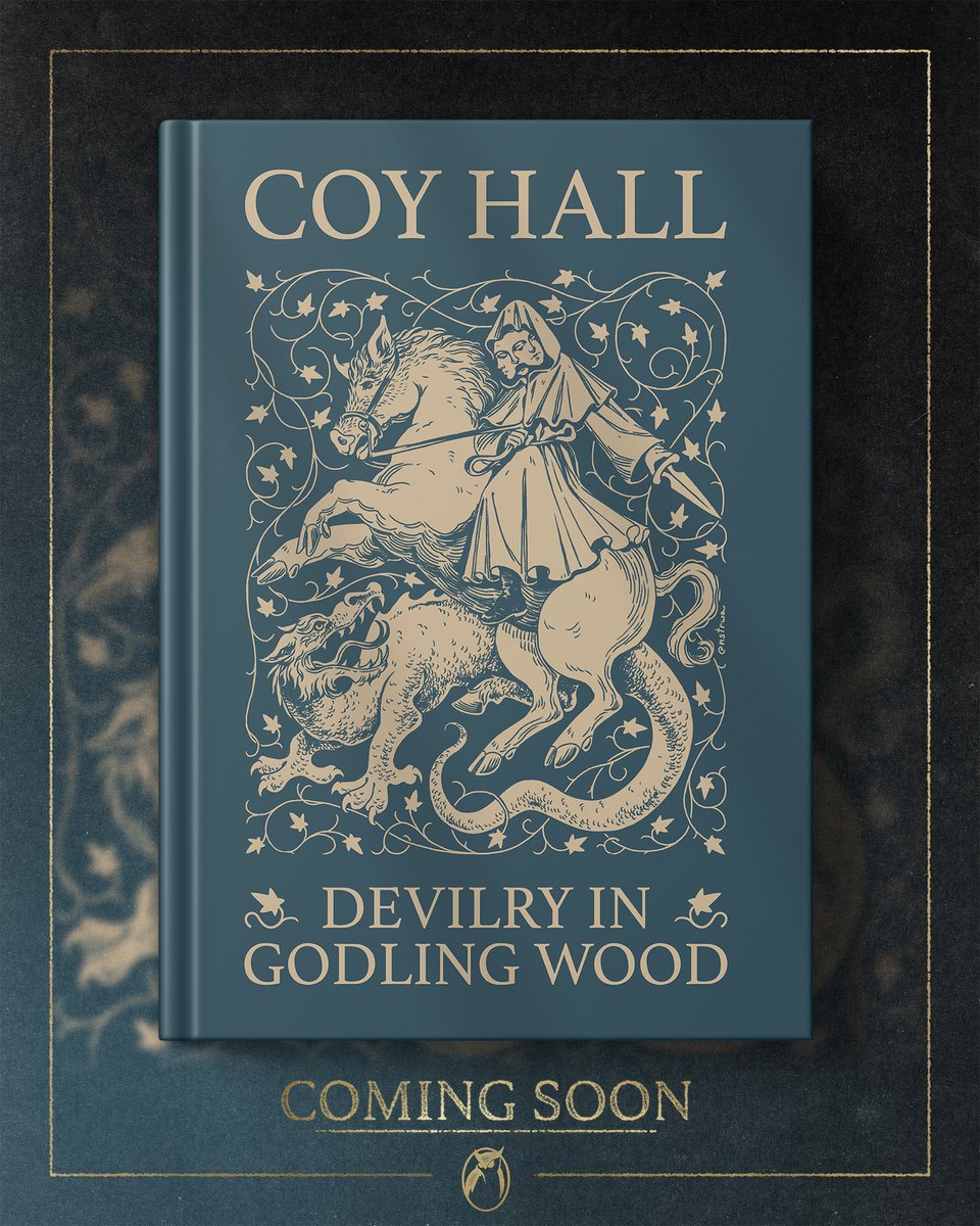 CoyHallBooks's tweet photo. COVER REVEAL!

Here it is, the cover of my medieval horror novel, Devilry in Godling Wood. Coming this fall from Sentinel Creatives. Art by Yanina Nesterova. Link to Goodreads below. https://t.co/dvxvdLmtsH