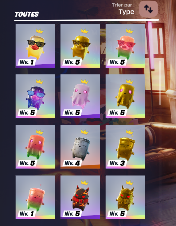 Phauwan's tweet photo. Looking for trading any of these sprites for a zero point sprite (any). #fortnite https://t.co/jKglpCOXRC