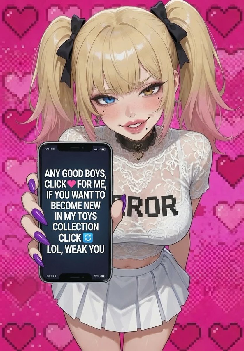 Mommy2Dx's tweet photo. ❌ stop scrolling ❌

AN ERROR HAS OCCURRED ON YOUR COMPUTER-PLEASE PROVIDE THE ANYDESK CODE TO FIX IT AND CLICK ❤️‍🔥

your little beta brain needs a bit of me~

bo a good boy…it's time for you to join my sweet collection of cards 💞 https://t.co/Yrbg3f2IMC