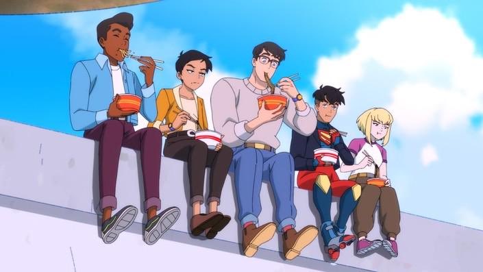 TheSupermanKent's tweet photo. [Slllluuuuurrrrrrppp~] 

⠀⠀⠀⠀Soup on the roof is the perfect FAMILY idea. Don't you agree? Hm? Lois? https://t.co/EjE4QJTUQi