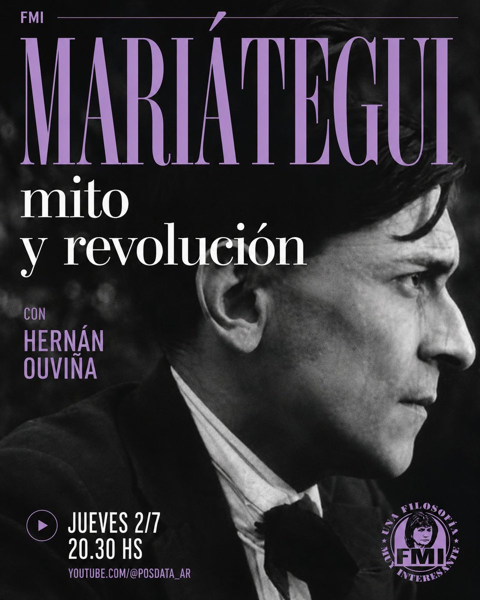 esther_piscore_'s tweet photo. HOY festejamos los 60 PROGRAMAS DE @fmi_stream con un especial sobre el Amauta, el pensador marxista más importante de Latinoamérica.
(Para quien ande intrigadx al respecto aquí se verá mi verdadera línea política. Asi que no se lo pierdan)
 
20.30 hs por @Posdata_ar https://t.co/tKGoqEMHMz