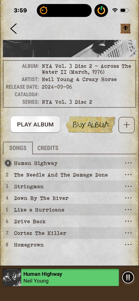 TimmyB707's tweet photo. #HappyBirthdayNeilYoung born on 1945/11/12. Listened to #NYAVol3 #Disc2 #AcrossTheWaterII #March1976 by @Neilyoung & #CrazyHorse to celebrate #NeilYoung80 (1134) @BillyTalbotBand @NeilYoungNYA #NYA #NY80 https://t.co/NQDUsARt0n