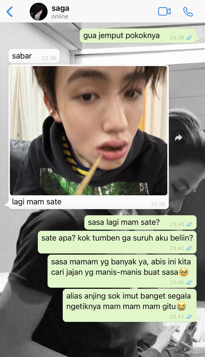 Keonhyeon_meng's tweet photo. ujung-ujungnya Saga lagi yang jemput🤯 https://t.co/lQVBJdrdyB