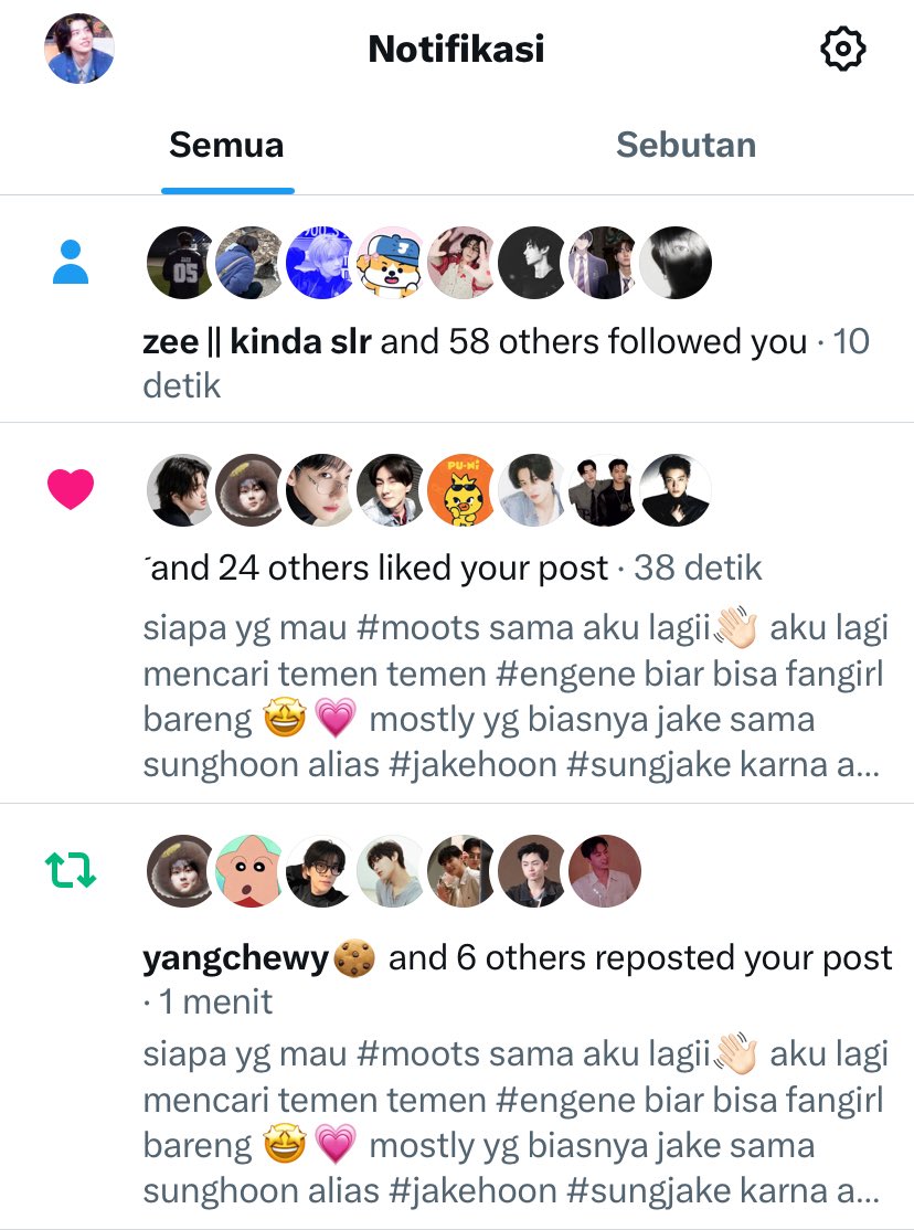 blueberryaca's tweet photo. welcome my new moots 🫶🏻 seruu bgt plss nanti kita jbjb brutal yh! yg reply sama yg udh bantu rt n like aku follow duluan juga iaa^^ janlup fb manteman🫨 lanjut besop yh aku mw tidur duls SLEEP TIGHT ALL 😴💗 https://t.co/Ekbijyg4Yo