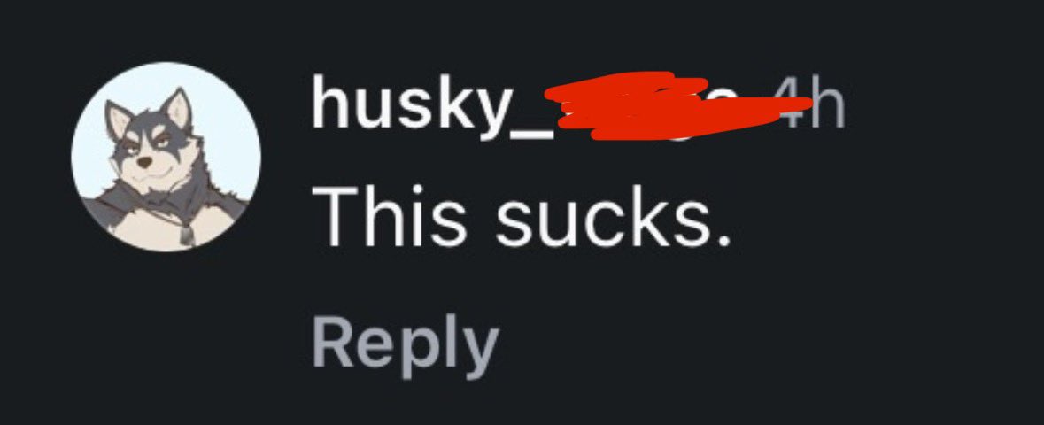 wrulfwulf's tweet photo. i got a comment from him too, he’s an “AI Artist” lmaooo https://t.co/DWcwZaYRYt